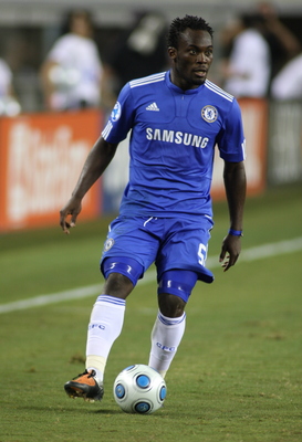 Michael Essien poster with hanger