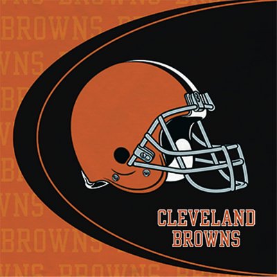 Cleveland Browns poster with hanger