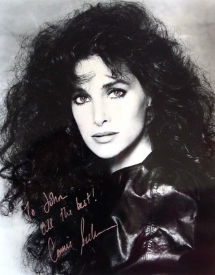 Connie Sellecca poster with hanger
