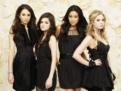Pretty Little Liars poster with hanger