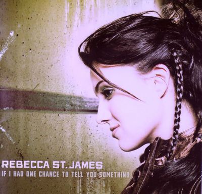 Rebecca St James poster with hanger