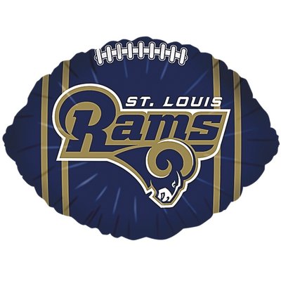 St. Louis Rams poster with hanger