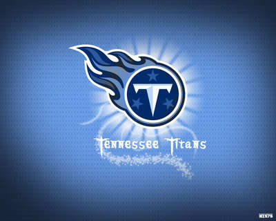 Tennessee Titans poster with hanger