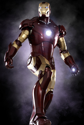 Iron Man metal framed poster