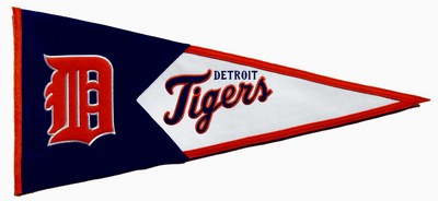 Detroit Tigers poster with hanger