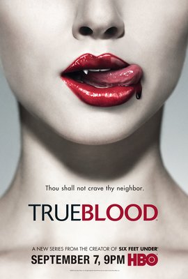 True Blood poster with hanger