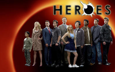 Heroes poster with hanger