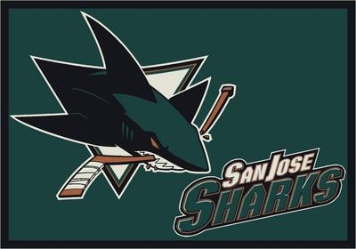 San Jose Sharks poster with hanger