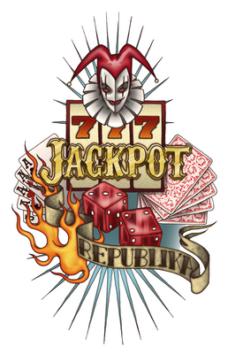 Jackpot poster with hanger