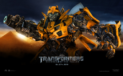 Transformers 2 wood print