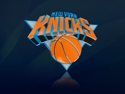 New York Knicks metal framed poster