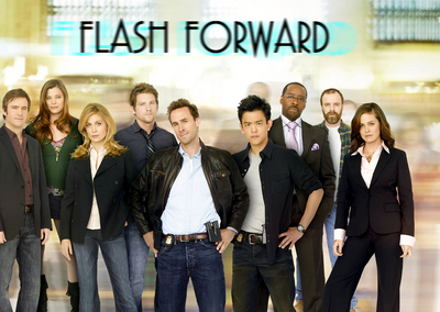 Flash Forward poster with hanger