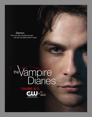 Vampire Diaries poster with hanger