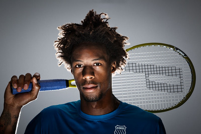 Gael Monfils poster with hanger