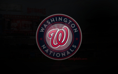 Washington Nationals poster with hanger