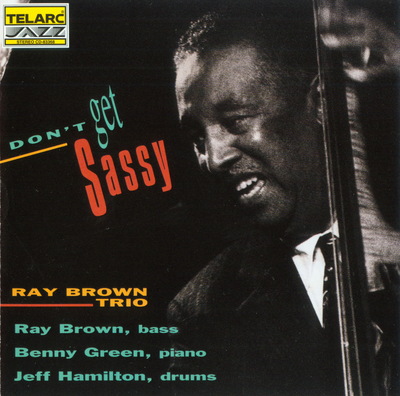 Ray Brown wooden framed poster