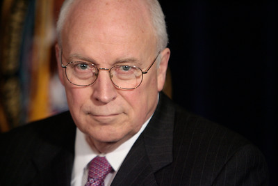Dick Cheney metal framed poster