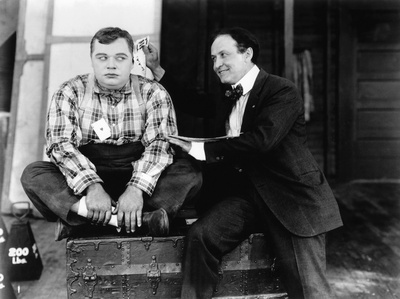 Roscoe Fatty Arbuckle poster with hanger