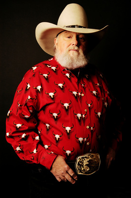 Charlie Daniels poster with hanger