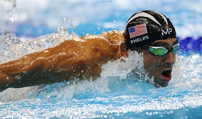 Michael Phelps mouse pad