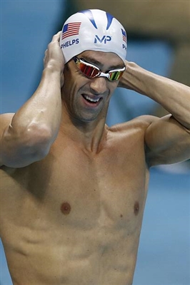 Michael Phelps tote bag
