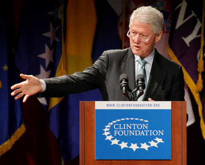 William J. Clinton tote bag