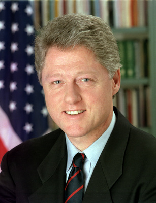 William J. Clinton tote bag