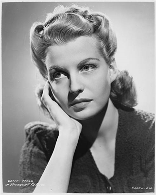 Betty Field poster with hanger