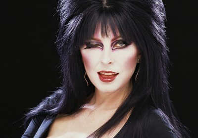 Elvira poster with hanger