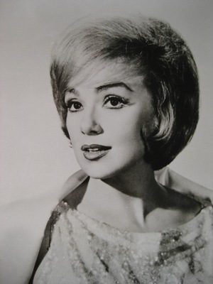 Edie Adams poster with hanger