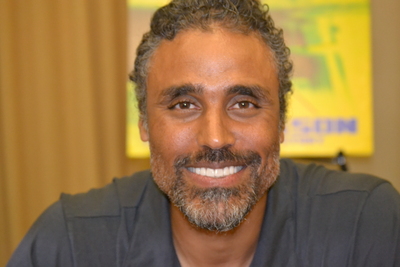 Rick Fox poster with hanger