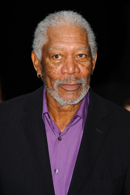 Morgan Freeman poster with hanger