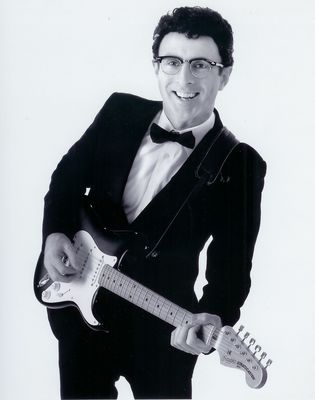 Buddy Holly poster with hanger