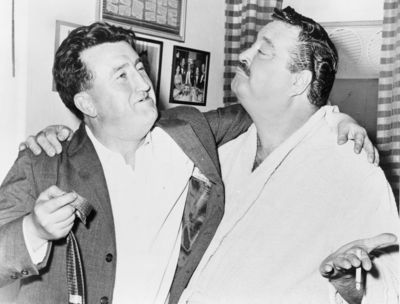 Jackie Gleason poster with hanger