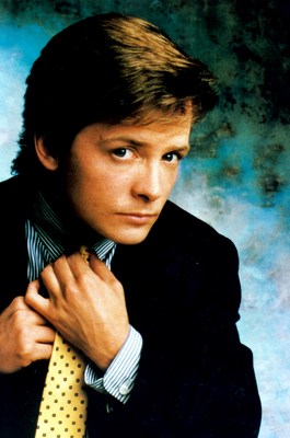 Michael J. Fox wooden framed poster