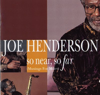 Joe Henderson poster with hanger