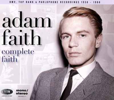 Adam Faith poster with hanger