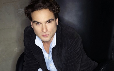 Johnny Galecki poster with hanger