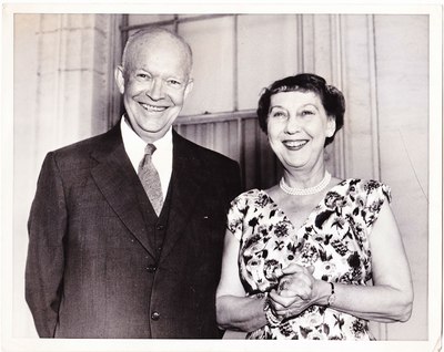 Mamie Eisenhower pillow