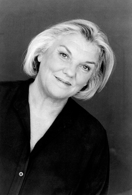 Tyne Daly poster with hanger