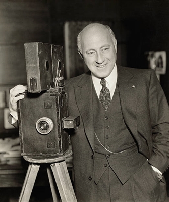 Cecil B. Demille poster with hanger