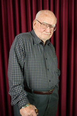 Ed Asner poster with hanger