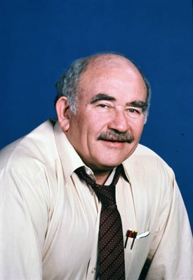 Ed Asner poster with hanger