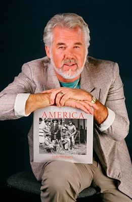 Kenny Rogers poster with hanger