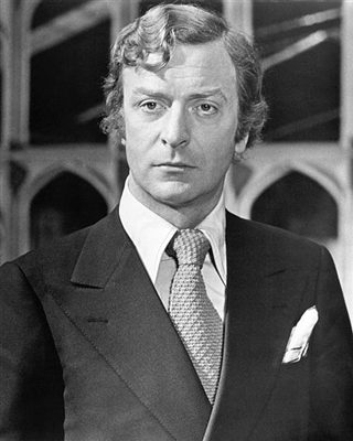 Michael Caine poster with hanger