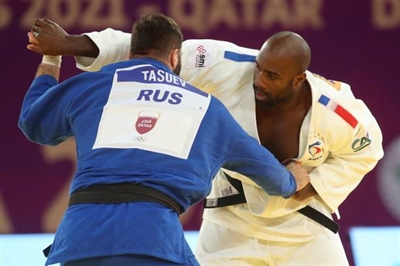 Teddy Riner mouse pad