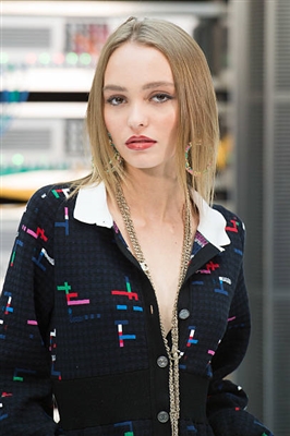 Lily Rose Depp poster with hanger