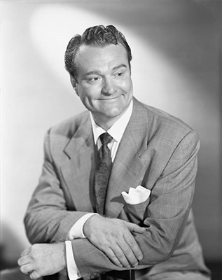 Red Skelton poster with hanger