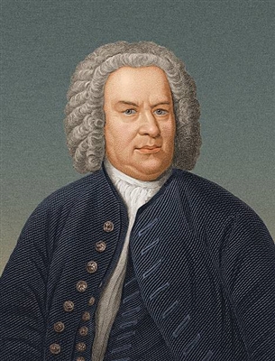 Johann Sebastian Bach canvas poster