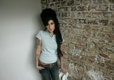 Amy Winehouse poster with hanger